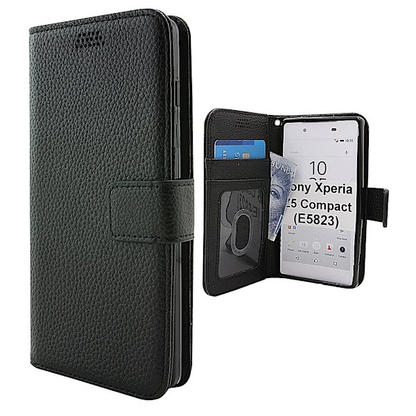 New Standcase Wallet Sony Xperia Z5 Compact (E5823) Svart