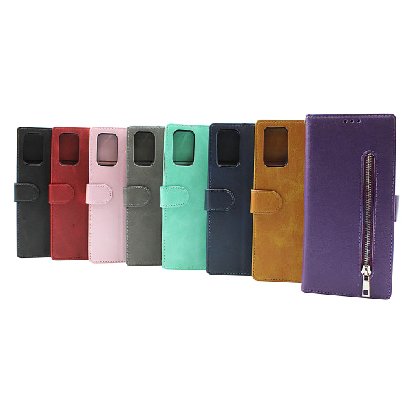 Zipper Standcase Wallet Nokia G42 5G Brun