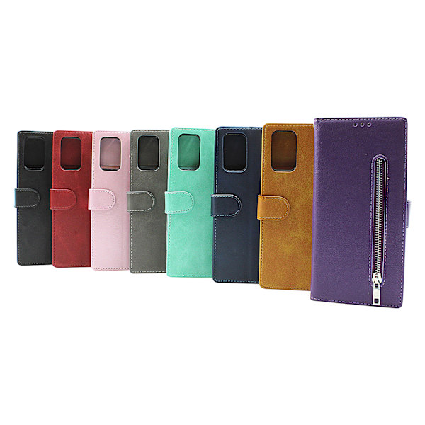 Zipper Standcase Wallet Nokia G42 5G Grå