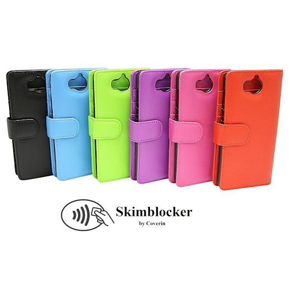 Skimblocker Plånboksfodral Huawei Y6 2017 (MYA-L41) Lila