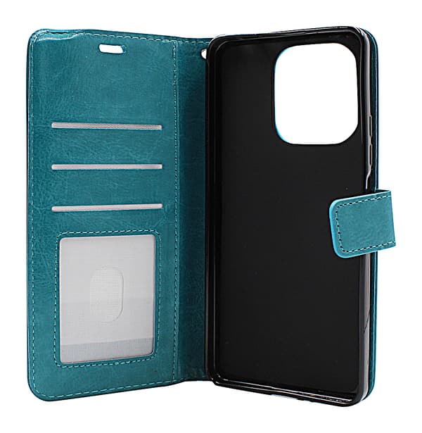 Crazy Horse Wallet Xiaomi Redmi Note 13 4G Röd