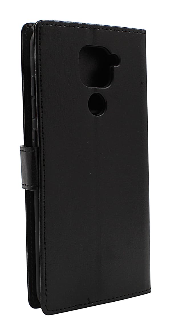 Crazy Horse Wallet Xiaomi Redmi Note 9 Svart