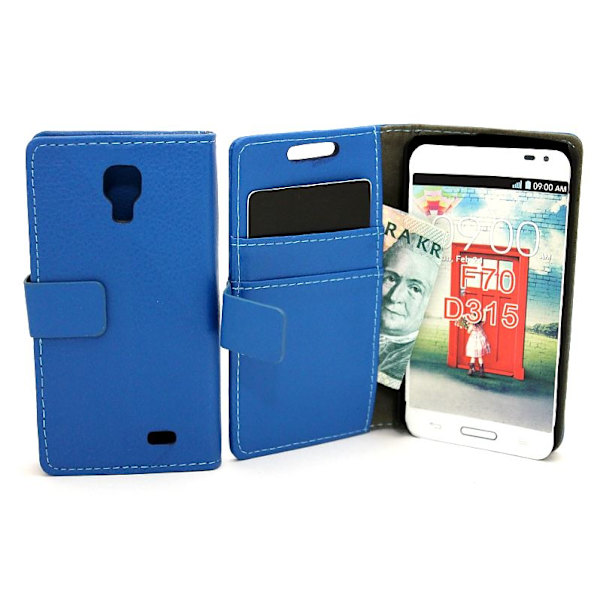 Standcase Wallet LG F70 Blå