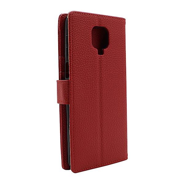 New Standcase Wallet Xiaomi Redmi Note 9s / Note 9 Pro Röd