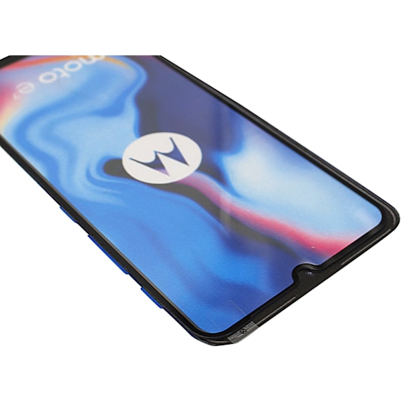 Full Frame Glas skydd Motorola Moto E7 Plus (Svart)