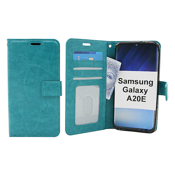 Crazy Horse Wallet Samsung Galaxy A20e (A202F/DS) Turkos