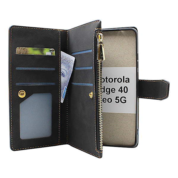 XL Standcase Lyxfodral Motorola Edge 40 Neo 5G Lila