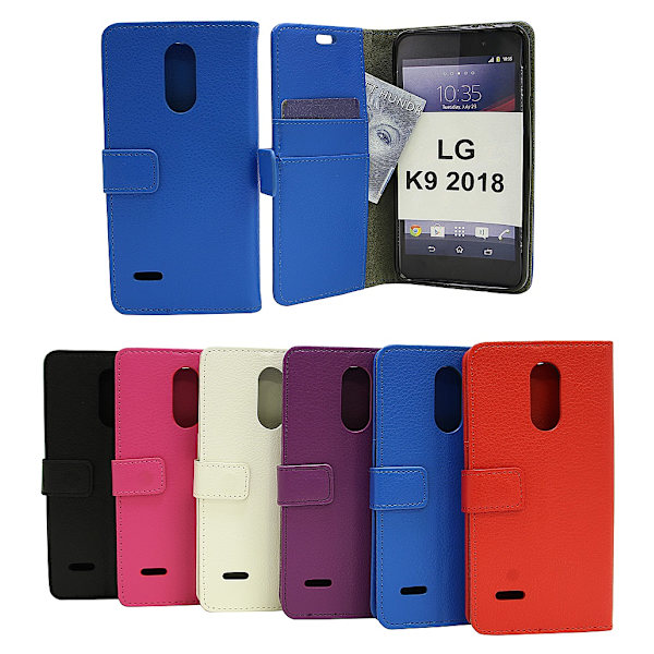 Standcase Wallet LG K9 2018 (LMX210) Svart