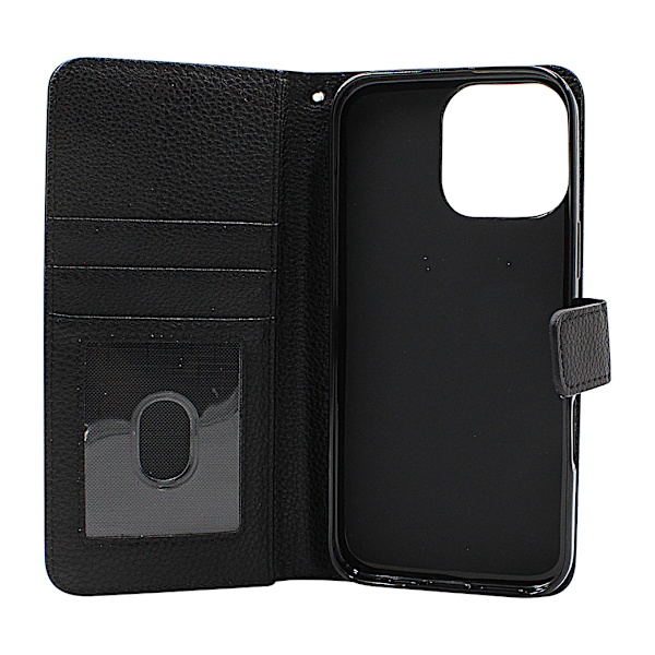 New Standcase iPhone 16 Pro Max Plånboksfodral Svart