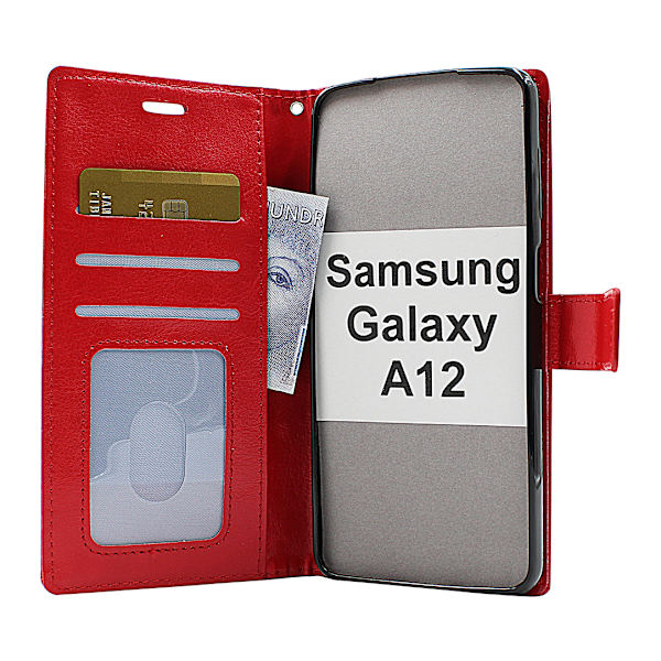 Crazy Horse Wallet Samsung Galaxy A12 (A125F/DS) Brun