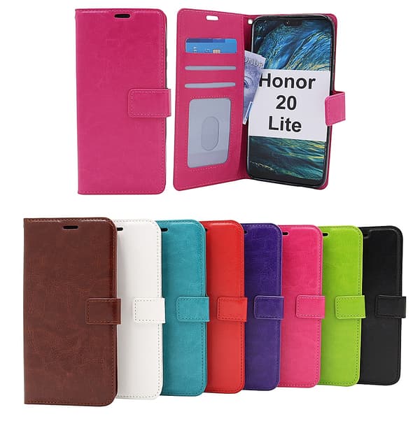 Crazy Horse Wallet Honor 20 Lite Grön