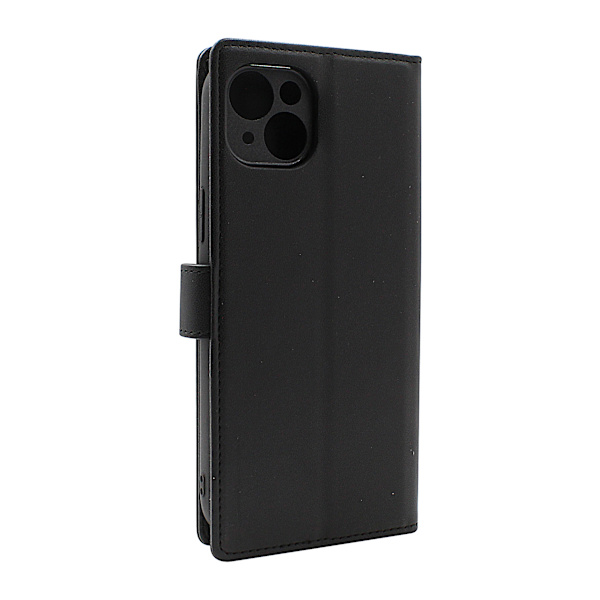 Skimblocker iPhone 15 Plus Magnet Plånboksfodral Svart
