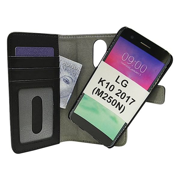 Magnet Wallet LG K10 2017 (M250N) Svart