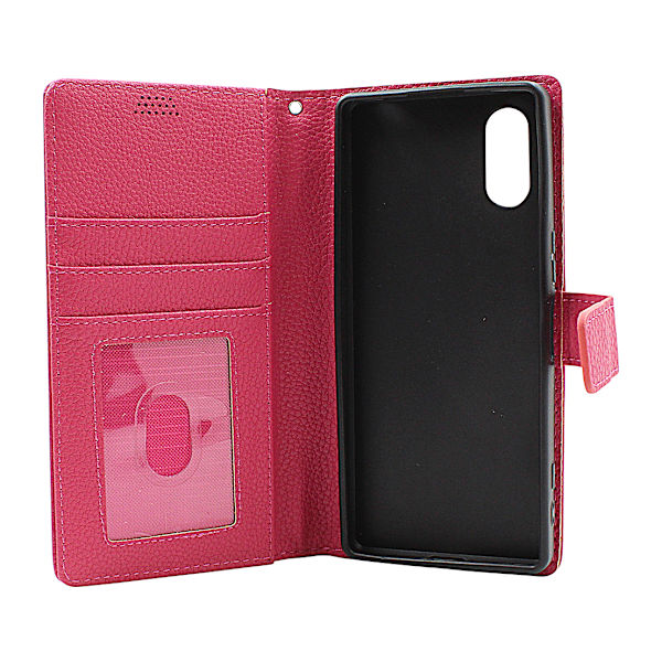 New Standcase Wallet Sony Xperia 5 V Ljusblå