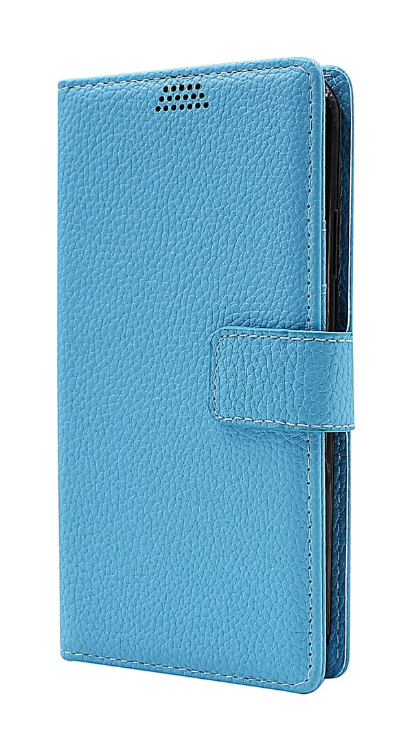 Standcase Wallet iPhone XR Ljusblå