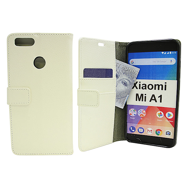 Standcase Wallet Xiaomi Mi A1 Vit