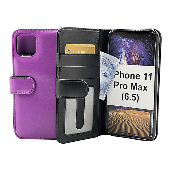 Skimblocker Plånboksfodral iPhone 11 Pro Max (6.5) Lila