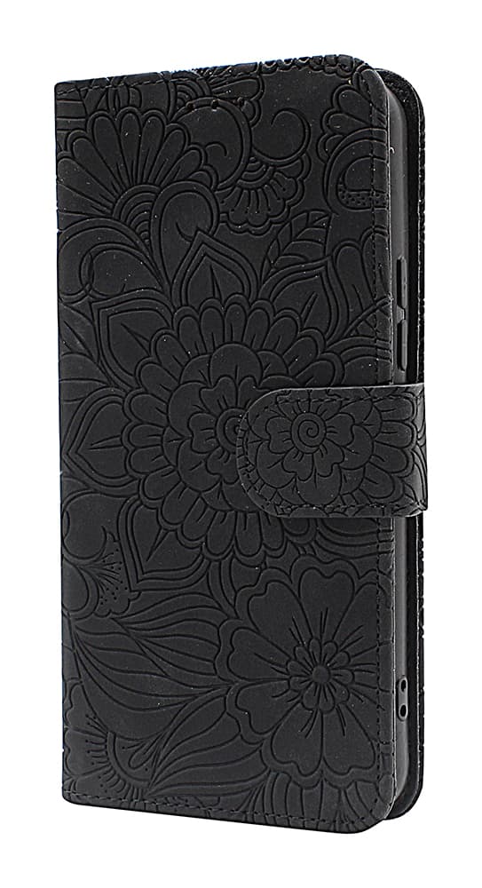 Flower Standcase Wallet Samsung Galaxy S22 5G Lila