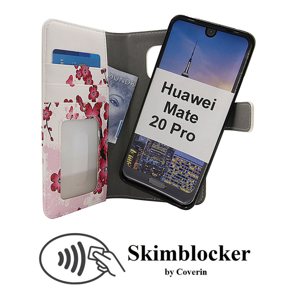 Skimblocker Magnet Designwallet Huawei Mate 20 Pro