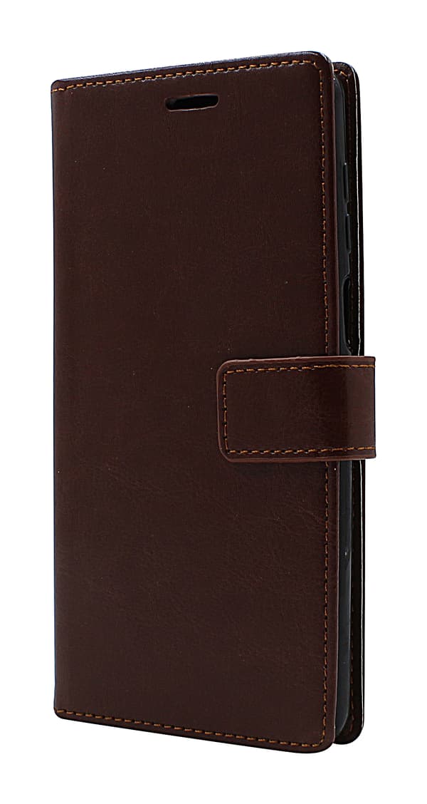 Crazy Horse Wallet Xiaomi Redmi Note 9s / Note 9 Pro Brun