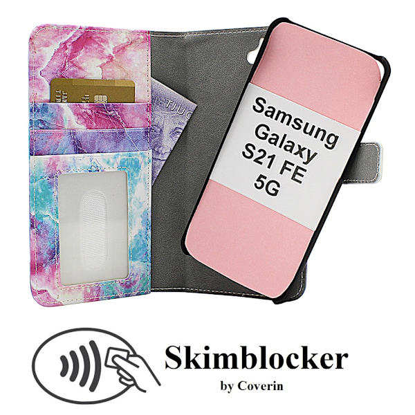 Skimblocker Magnet Designwallet Samsung Galaxy S21 FE 5G