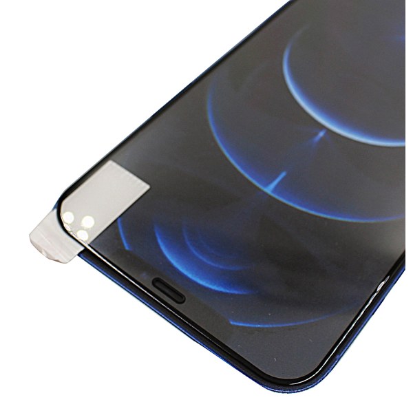 Full Frame Glas skydd iPhone 12 Pro Max (6.7) (Svart)