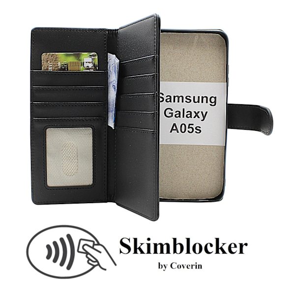 Skimblocker Galaxy A05s XL Magnet Plånboksfodral