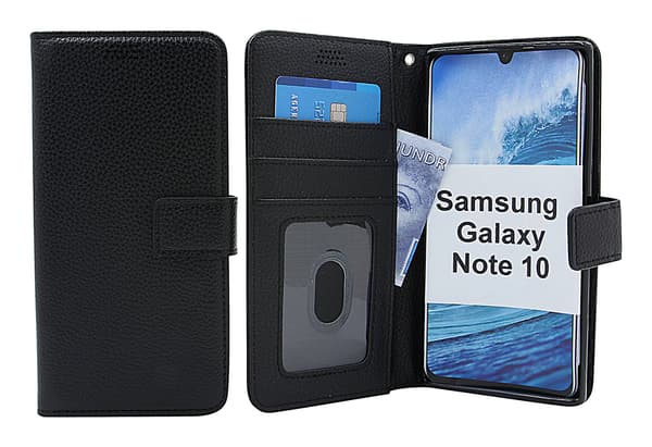 New Standcase Wallet Samsung Galaxy Note 10 (N970F/DS) Svart