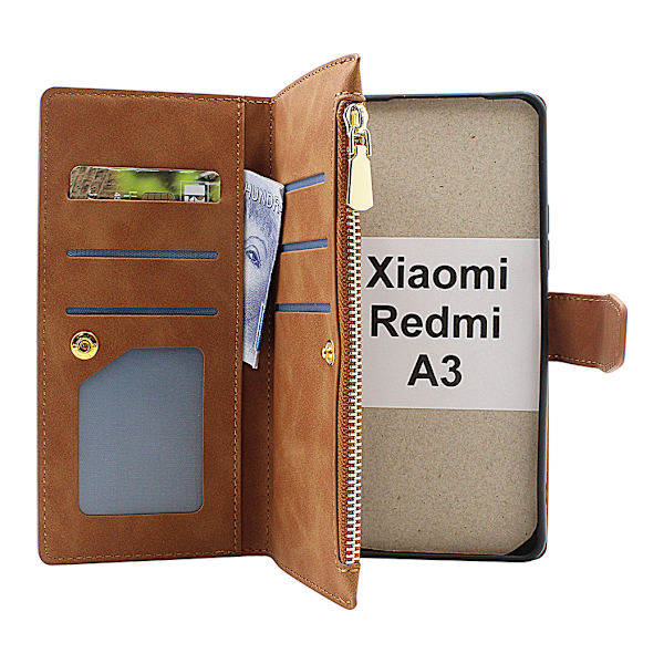 XL Standcase Lyxfodral Xiaomi Redmi A3 Svart