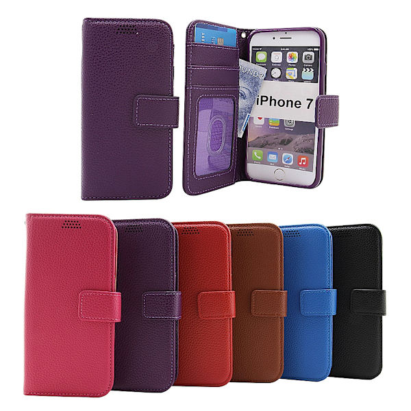 New Standcase Wallet iPhone 7 Lila