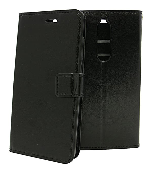 Crazy Horse Wallet Nokia 5.1 Svart
