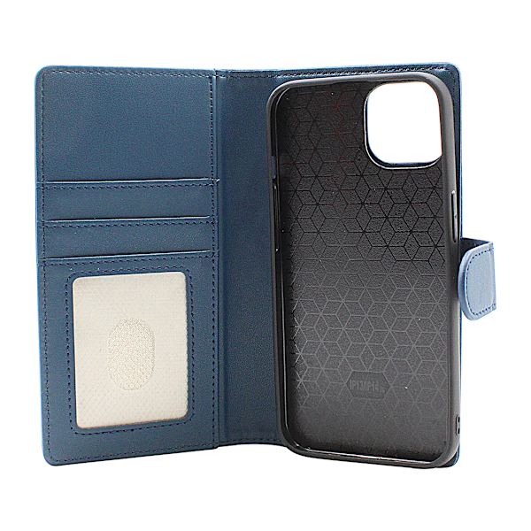 Skimblocker iPhone 13 / 14 Magnet Plånboksfodral Svart