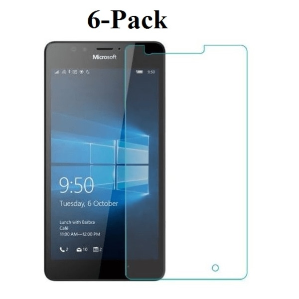 6-Pack Skärmskydd Microsoft Lumia 950
