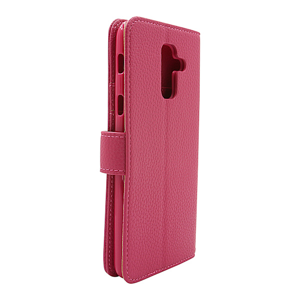 New Standcase Wallet Samsung Galaxy A6+ 2018 (A605FN/DS) Hotpink