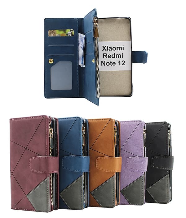 XL Standcase Lyxfodral Xiaomi Redmi Note 12 Brun
