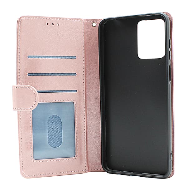 Zipper Standcase Wallet Motorola Moto G53 5G Grå