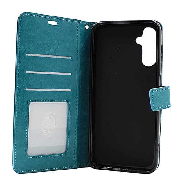 Crazy Horse Wallet Samsung Galaxy A14 5G Grön