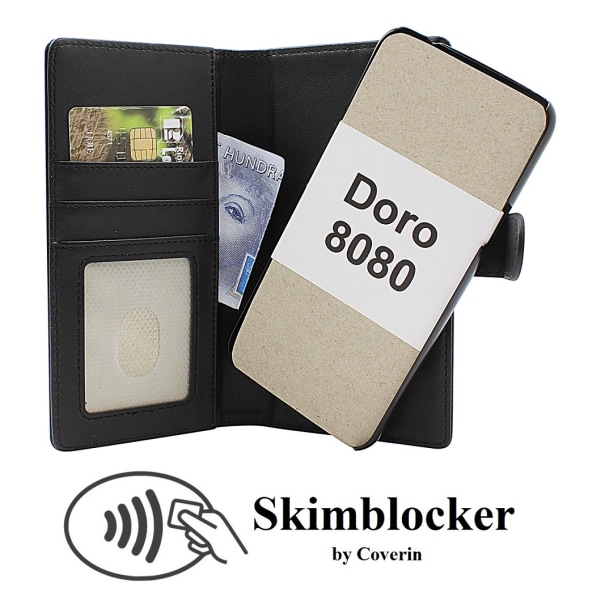 Skimblocker Doro 8080 Magnet Plånboksfodral