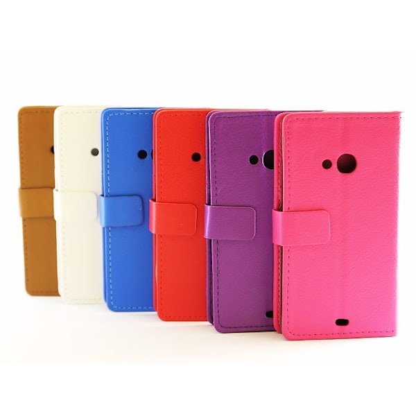 Standcase Wallet Microsoft Lumia 535 Röd
