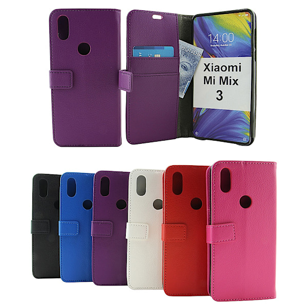 Standcase Wallet Xiaomi Mi Mix 3 Hotpink