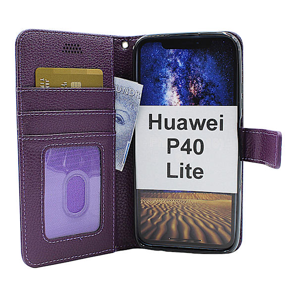 New Standcase Wallet Huawei P40 Lite Lila