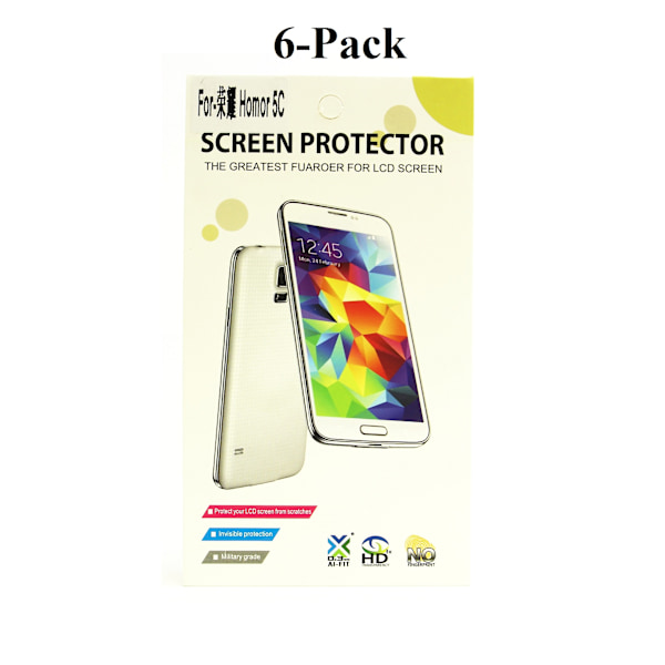 6-Pack Skärmskydd Huawei Honor 7 Lite (NEM-L21)