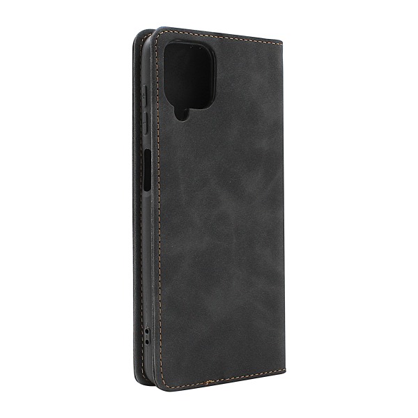 Fancy Standcase Wallet Samsung Galaxy A12 Svart