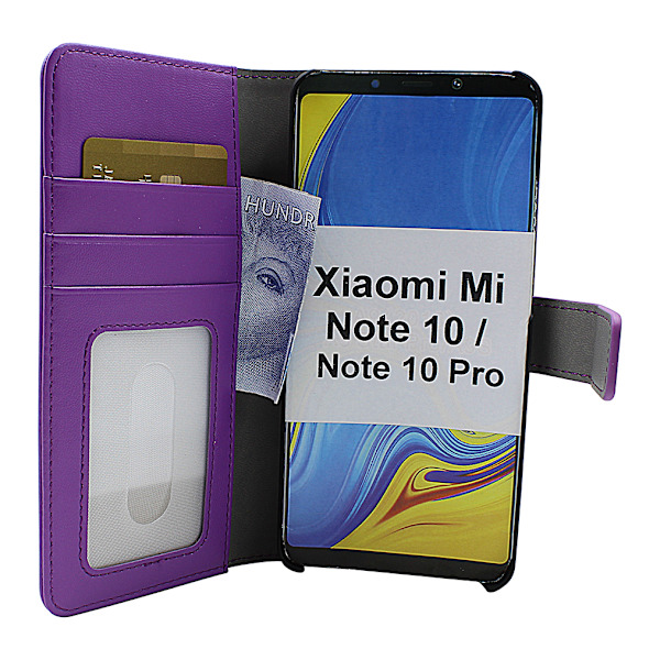 Skimblocker Magnet Wallet Xiaomi Mi Note 10 / Note 10 Pro Lila