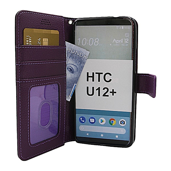 New Standcase Wallet HTC U12 Plus / HTC U12+ Lila