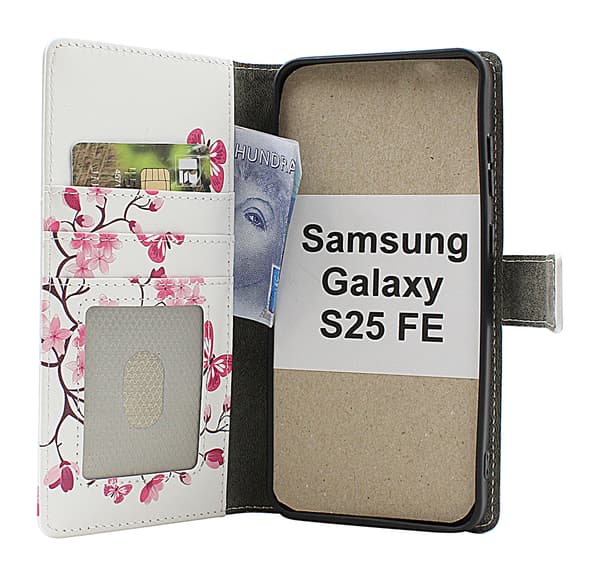 Skimblocker Samsung Galaxy S25 FE Plånboksfodral Design