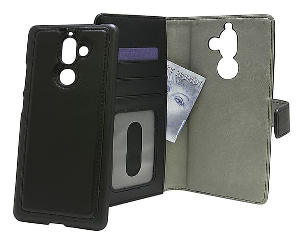 Magnet Wallet Nokia 7 Plus Svart
