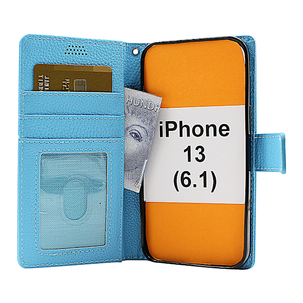 New Standcase Wallet iPhone 13 (6.1) Brun