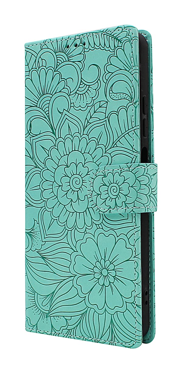 Flower Standcase Wallet Xiaomi Redmi Note 11 Pro 5G Blå