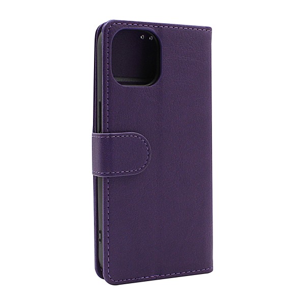Zipper Standcase Wallet iPhone 14 (6.1) Lila